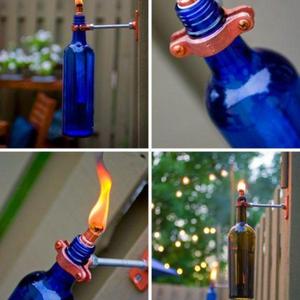 Wine Bottle Oil Lamp
