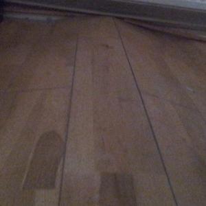 Warped flooring