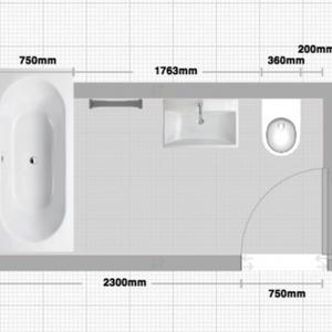 loft space bathroom