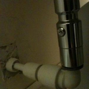 Toilet water pipe