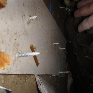 Screws in Loft