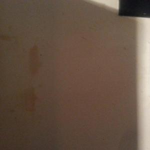 stains on wall