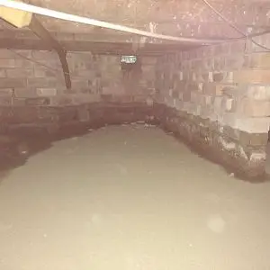 Raft foundation moisture