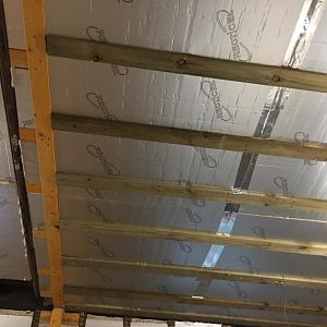Coom ceiling and flat roof insulation in Victorian flat