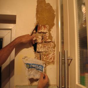 Kitchen wall repair