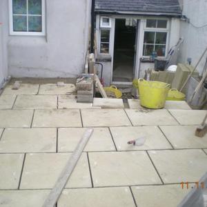 starting to pave extension and putting steps in.,,
