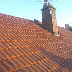 roofing work done
