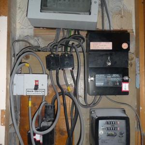 Crabtree CU Unit and associated wiring 2