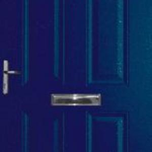 Blue Battersea Composite Doors (Rose)