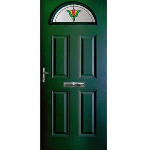 Green Battersea Composite Door (Fleur)