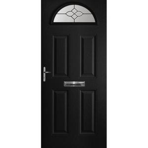 Black Battersea Composite Door (Elegance)