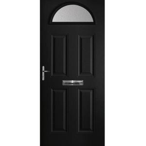 Black Battersea Composite Door (Plain)
