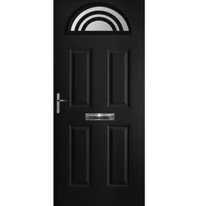 Black Battersea Composite Door (Regency)