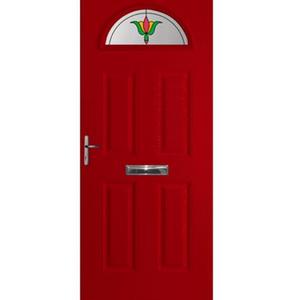 Red Battersea Composite Door (Fleur)