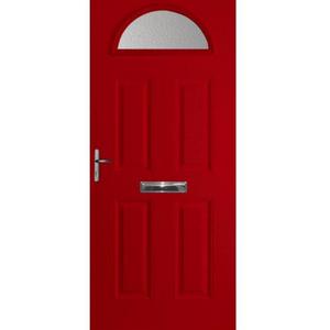 Red Battersea Composite Door (Plain)