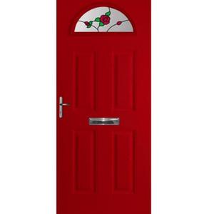 Red Battersea Composite Door (Rose)