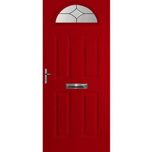 Red Battersea Composite Door (Star)