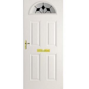 White Battersea  Composite Door (Diamond)