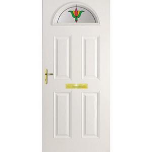 White Battersea  Composite Door (Fleur)