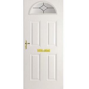 White Battersea  Composite Door (Star)