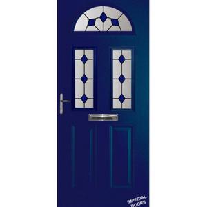Blue Mayfair Composite Door (Diamond)