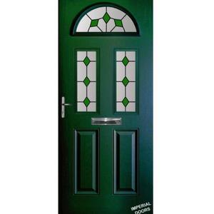 Green Mayfair Composite Door (Diamond)