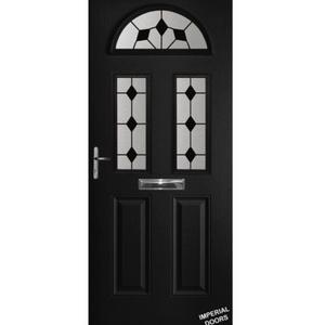 Black Mayfair Composite Door (Diamond)