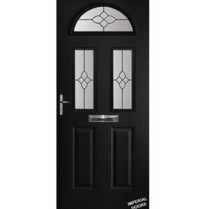 Black Mayfair Composite Door (Elegance)