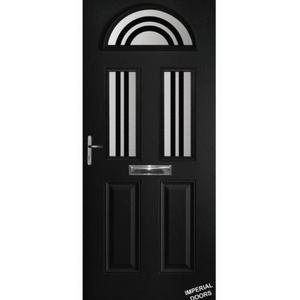 Black Mayfair Composite Door (Regency)