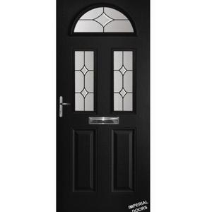 Black Mayfair Composite Door (Star)
