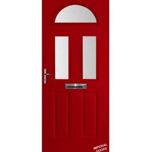 Red Mayfair Composite Door (Plain)