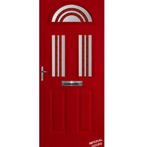Red Mayfair Composite Door (Regency)