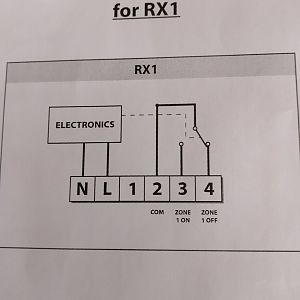 Danfoss RX1 receiver wiring instructions