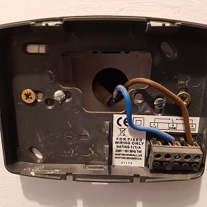 Danfoss thermostat backplate