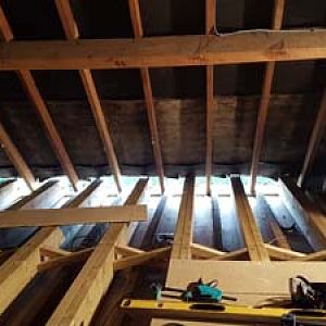 LH joists with herring