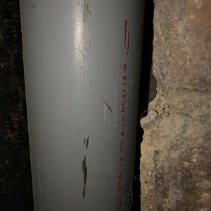 Marley 82mm waste pipe