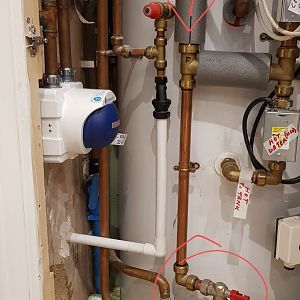 Boiler flow with abv