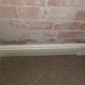Top of stairs skirting