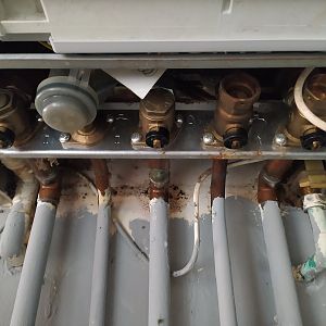 boiler underneath