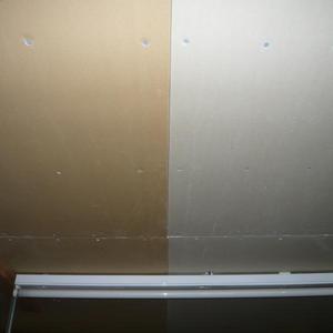 Two different plasterboards......