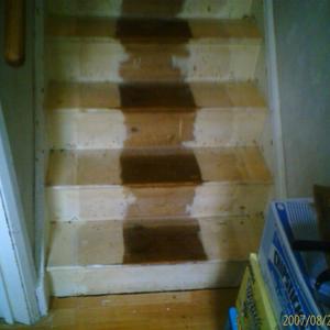 Bottom of stairs