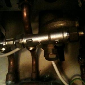 Filling Loop in Alpha CB24 Boiler - below