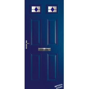 Blue Picadilly Two Composite Door (Diamond)