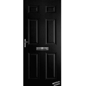 Black Westminster Composite Door