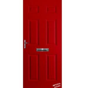 Red Westminster Composite Door