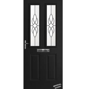 Black Kensington Composite Door (Elegance)