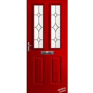 Red Kensington Composite Door (Star)