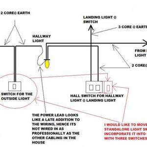 Wiring Diagram for my Hallway | DIYnot Forums