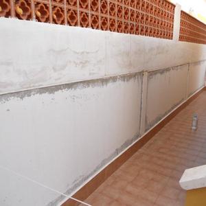 back wall