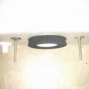 Cistern with sponge ring